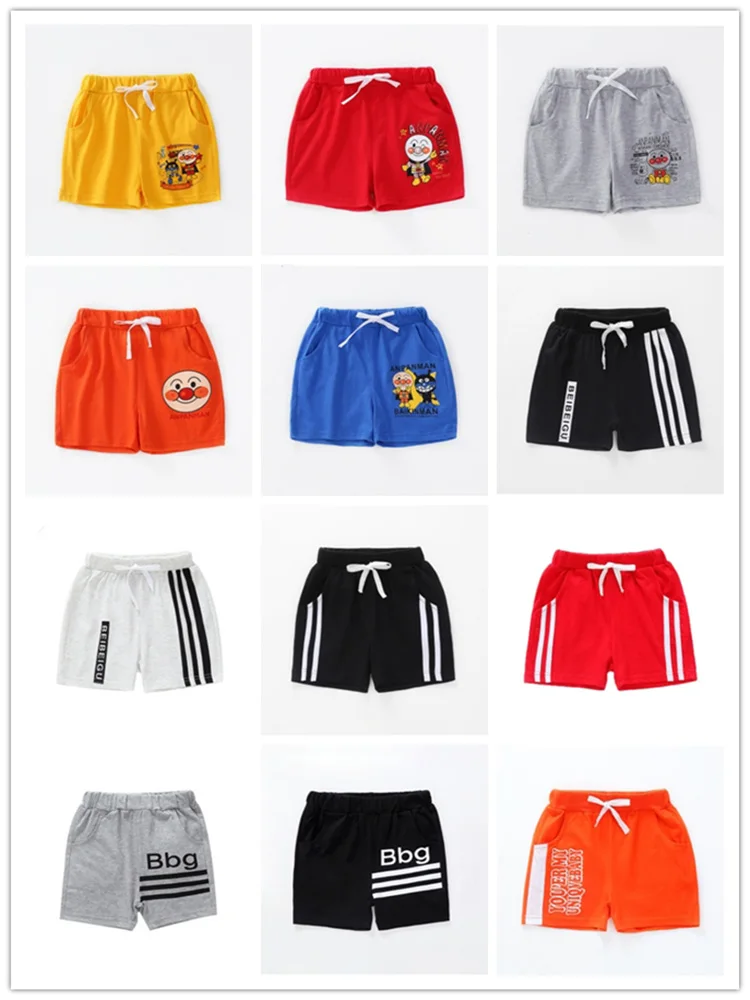

2019 summer children's clothing baby boy girl sports casual pants cotton cartoon printed children's pants