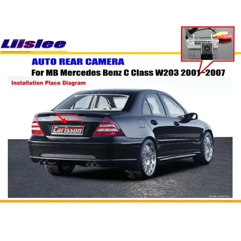 Liislee Автомобильная камера заднего вида для Mercedes Benz C Class W203 5D 2001~ 2007/Обратный Камера/NTST PAL/номерные знаки для мотоциклов лампа OEM
