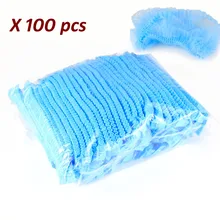 100 шт микроблейдинг аксессуары Перманентный макияж одноразовые шапочки для волос Стерильная шапочка для татуажа бровей