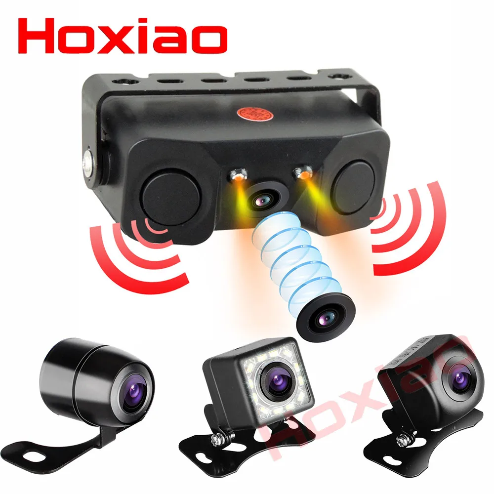 

Car Radar and Rear View Camera Multifunction Universal 170 Degree Universal Automatic Camera Night Vision HD CCD