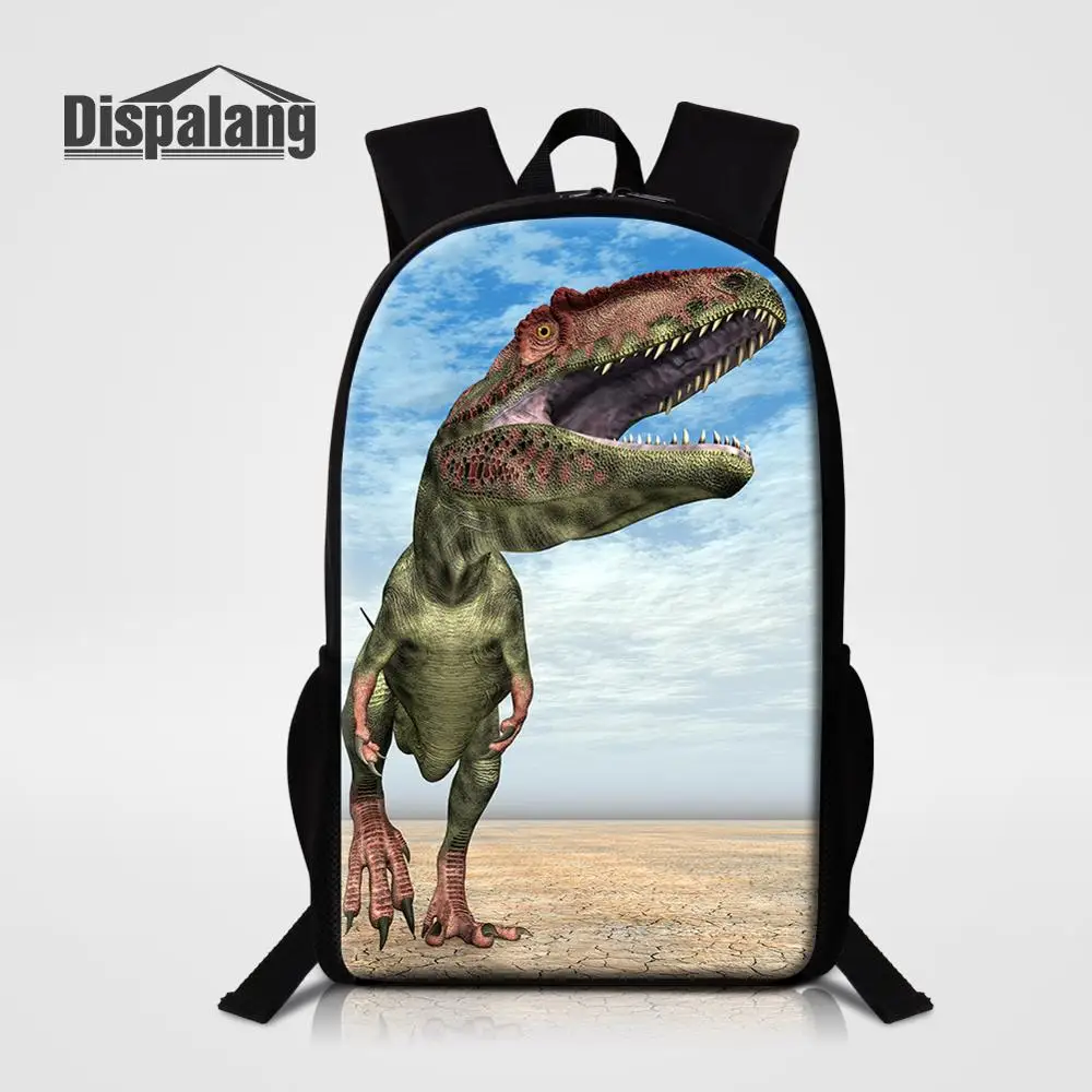 Jurassic World 3D Print Backpacks Students Shoulder Bag Casual Daypack 16" 
