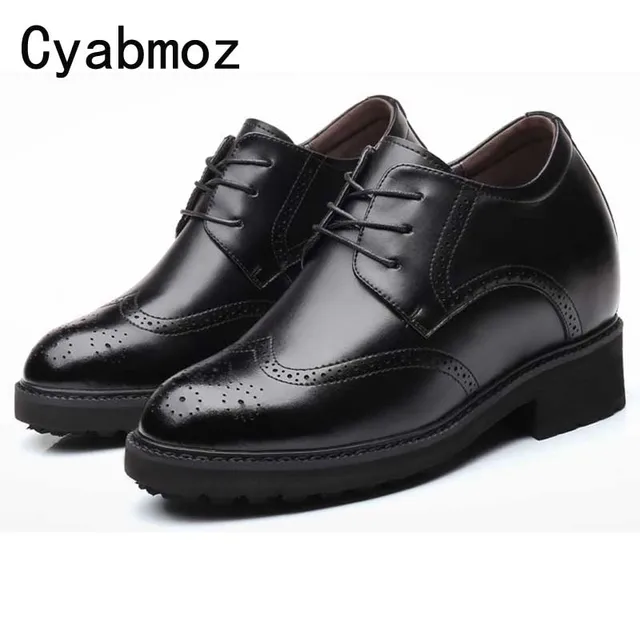 12 CM Extra High Elevator Shoes Men's 