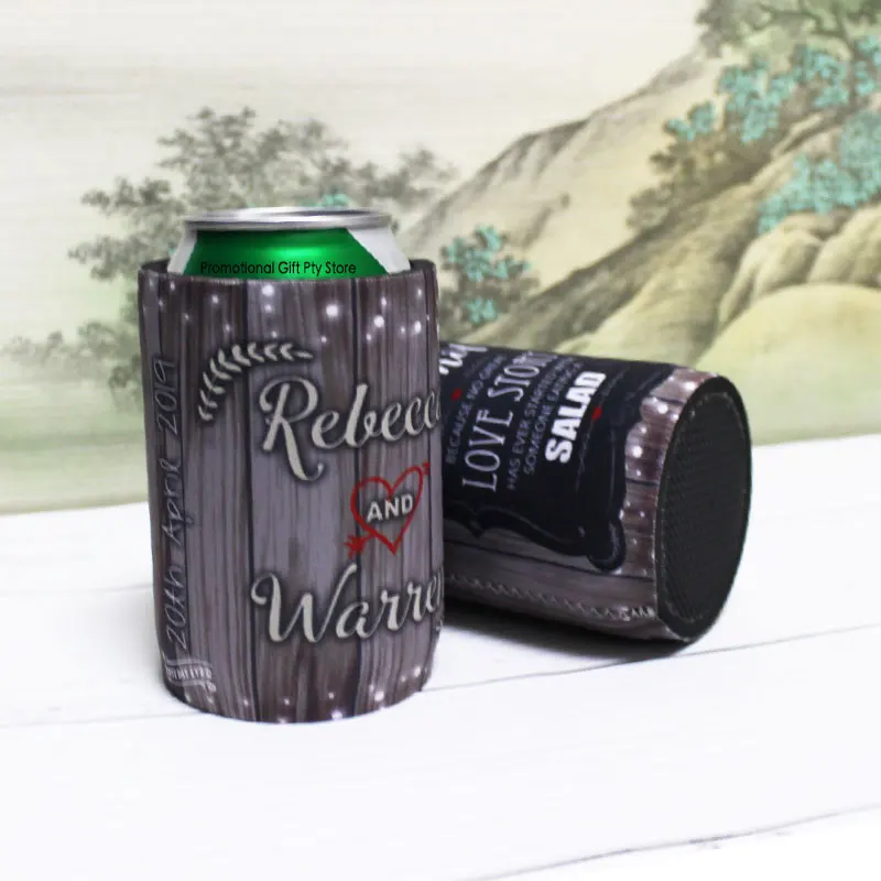 100pcs Printing Your Design Wholesale Cheap Wedding Stubby Holders Prom Gifts Hens Party Graduation Presents Can Cooler Neoprene