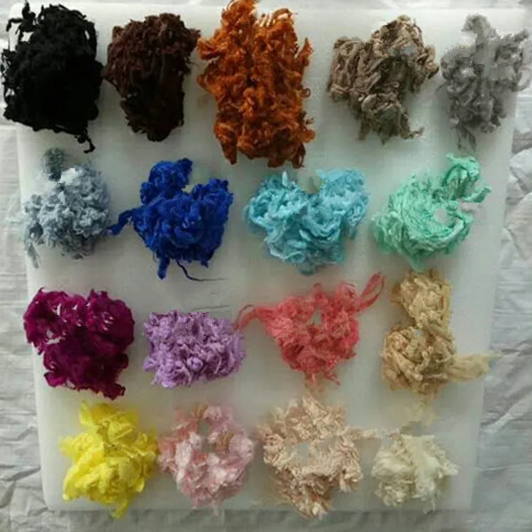 Mix color Wool Roving Fiber Wool felt DIY Needle Fuzzy Felted 20g/10 bags