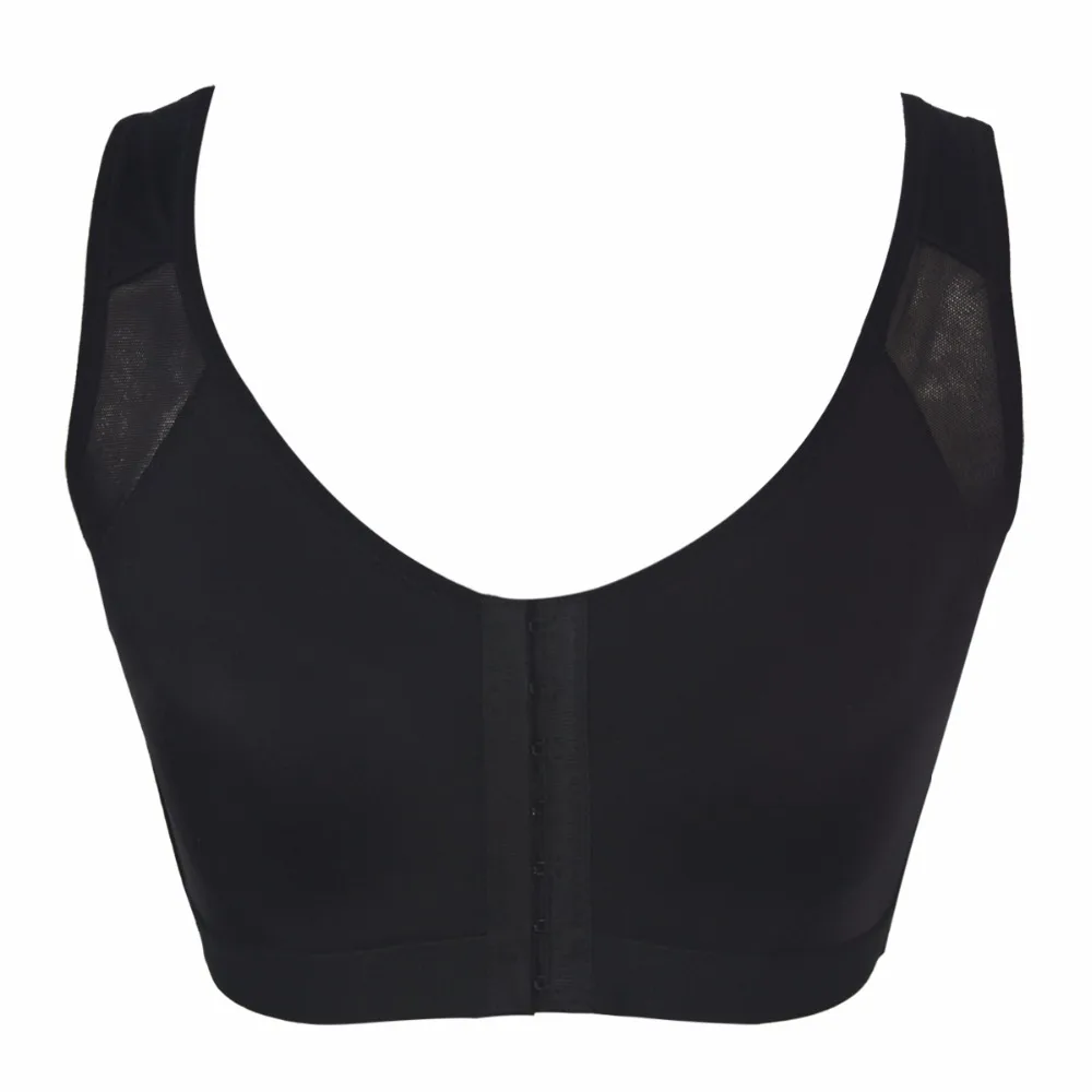 Women Post Surgical surgery Front Open Full Support Recovery Bra non padded wire free Post