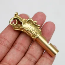 Ручной Работы Из Латуни кран свисток кулон-брелок для автомобиля для колье и сумки кулон Для мужчин и Для женщин свисток для выживания на природе