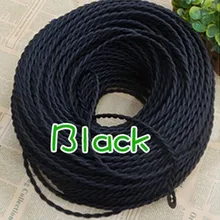 10 м/много 2x0,75 мм тканевый кабель античный специальный способ, винтажная проволока eters черный плетеный кабель деформации