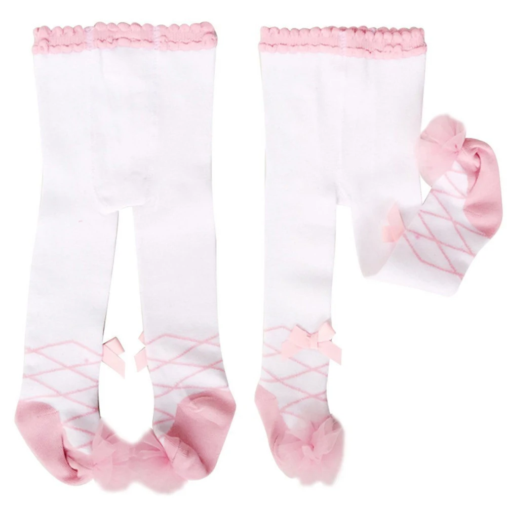 2019 Pudcoco брендовые колготки для девочек розовый для маленьких девочек хлопковые колготки трикотажные хлопковые милые детские чулки детские