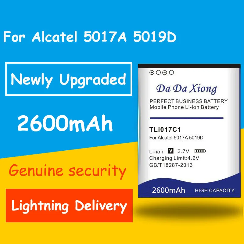 

Large Capacity 2600mAh TLi017C1 Battery for Alcatel OneTouch PIXI 3 4.5" 5019D Battery 5017D 5017A 5017X 5017 5027B