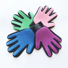 Собачья кошачья шерсть для домашних животных удаляет перчатку для удаления дессединга щенка мягкая эффективная перчатка для ухода за ванной Расческа Щетка котенок собака кошка чистые принадлежности для животных