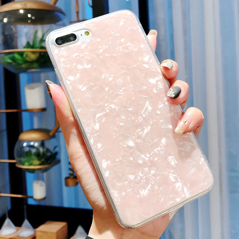 

YKSPACE Luxury Fashion Dream Shell Soft TPU Silicone Case For iPhone 6 6S 7 8 Plus 7Plus 8Plus X XS MAX XR 10 Back Phone Cover