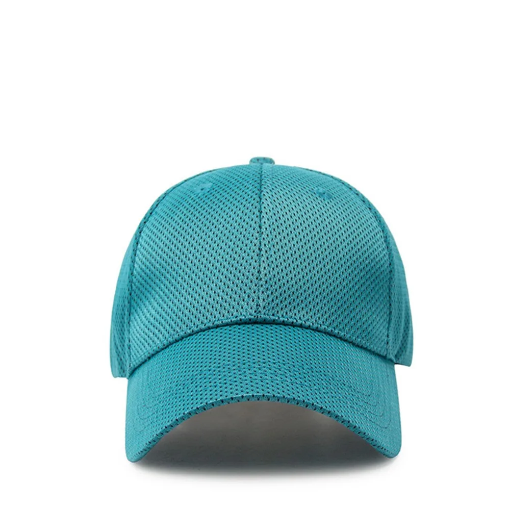 

New High Quality Baseball Caps For Men Solid Color Mesh Breathable Sports Outdoor Baseball Cap Unisex Hiking Snapback Hat