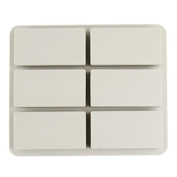 

FILBAKE Silicone DIY Soap Mold 6 With Rectangular Square Brick Aromatherapy Mold Cake Decorating Moulds Baking Accessories