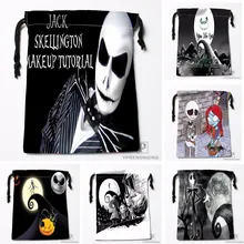 Пользовательские Кошмар перед рождественские на шнурке Сумки Путешествия хранения мини мешок плавать Пешие прогулки игрушка мешок размер 18x22 см#0412-03-30