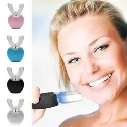 U-образная ультразвуковая автоматическая электрическая зубная щетка для отбеливания зубов очистка полости рта устройство