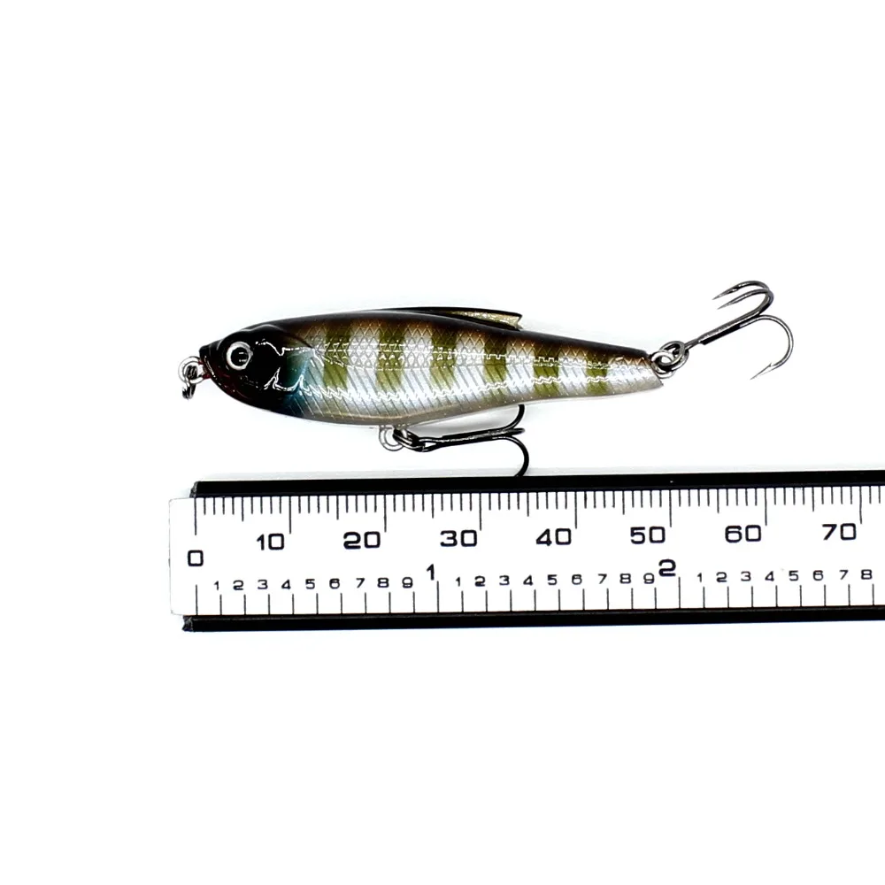 AOCLU Mini Sinking Pencil Stick 48mm 4.1g Hard Bait Minnow Wobbler Fishing Lure Bass Fresh Salt Water 12# VMC Hooks