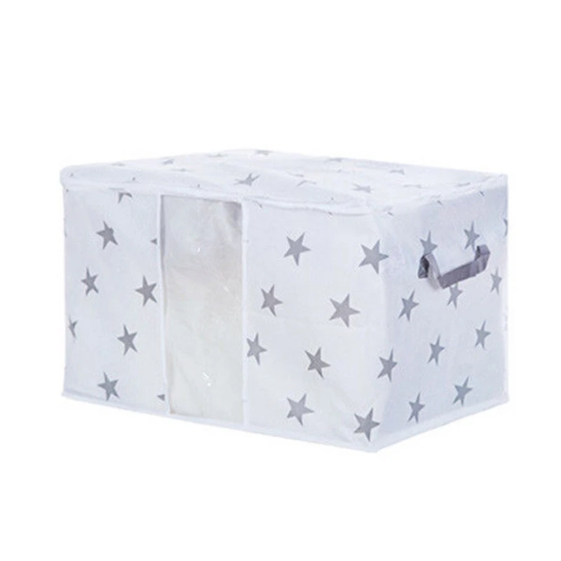Organizer Foldable Storage Bag Clothes Blanket Quilt Closet Sweater Box Package Storage bag Estojo escolar