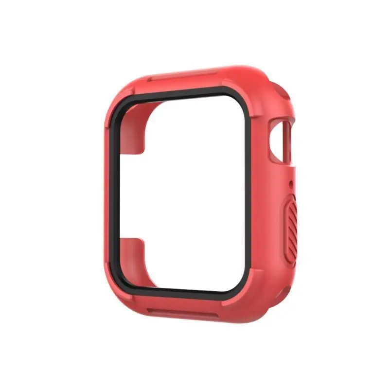 Хохлатый чехол из ТПУ для Apple watch series 4 5 44 мм 40 мм силиконовый защитный чехол s крышка iwatch Резиновая Защитная оболочка аксессуары