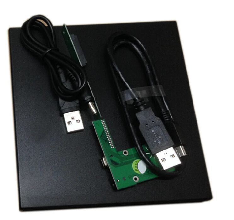 TPFEEL SATA к USB Внешний USB2.0 корпус оптического привода 9,5 мм кассета SATA