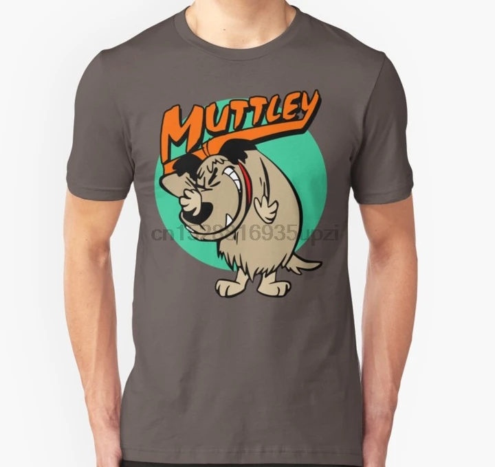 

Men Short sleeve tshirt Muttley The Dog T Shirt Women t-shirt