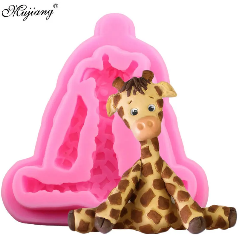 Candy Fondant Resin Mold creates a small flat backed giraffe head perfect size for candy Giraffe Head Silicone Mold Chocolate jewelry and more. cupcake toppers Clay Mints 