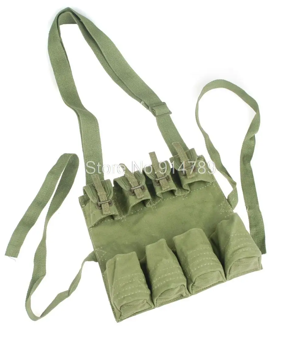 

SURPLUS CHINESE PLA MILITARY STICK GRENADE MAG POUCH ARMY GREEN -34136