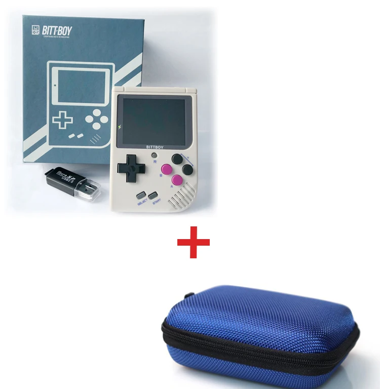  Consola de juegos BittBoy V3.5 + 8 GB consola retro jugadores de juegos de mano soporta más juegos 