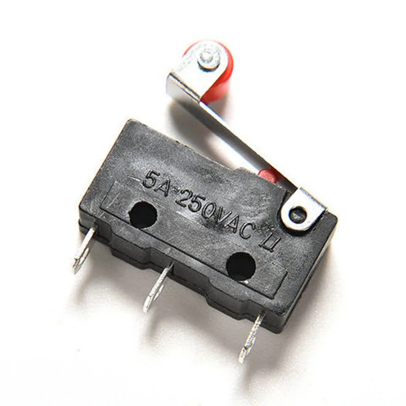 10 шт. микро-роликовый рычаг открыть закрыть концевой выключатель Kw12-3 Pcb микропереключатель