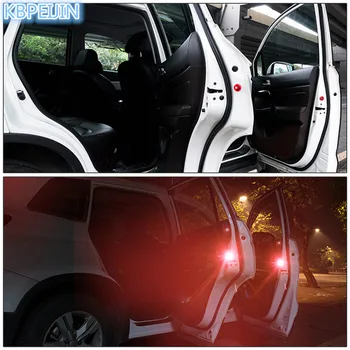 

2PCS Wireless Car Door Safety Flicker Warning Light Sticker for ALFA ROMEO 147 159 156 mito giulietta 166 car styling