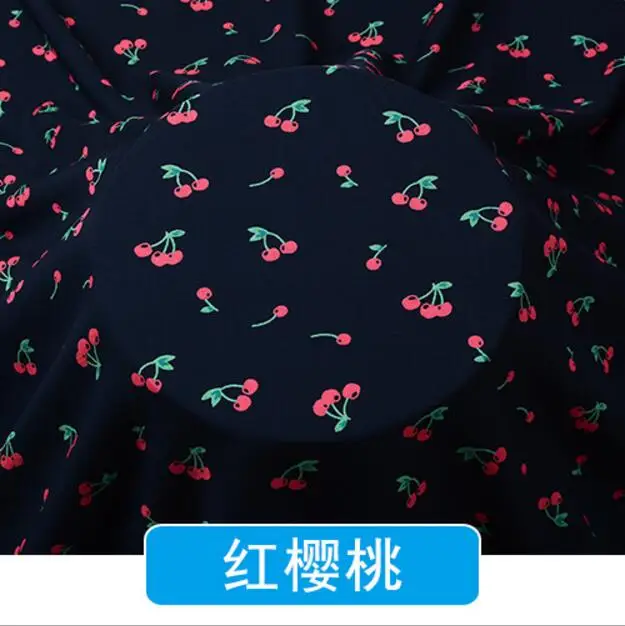 Вискозная ткань мягкая удобная пижама с принтом платье Блузка материал ВИСКОЗА реактивная печать ткань - Цвет: 25