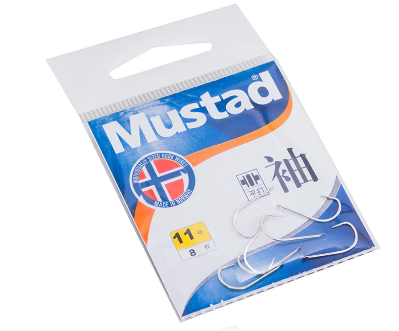 1 упак./лот Mustad 13001 конкуренции рыболовный крючок Non-barb крюк маленький карась водоем рыболовные Крючки рыболовные снасти