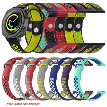 

20MM Bicolourable Silicone Replacement Strap for Samsung Gear Sport R600 (Watch Not Included)