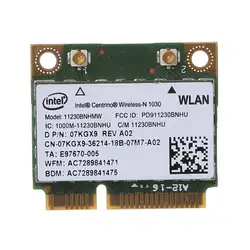 Intel 1030 11230 112bnhmw беспроводная карта Wi-Fi WLAN Bluetooth Внутренняя сетевая карта для Dell N4110 N7110 N5110