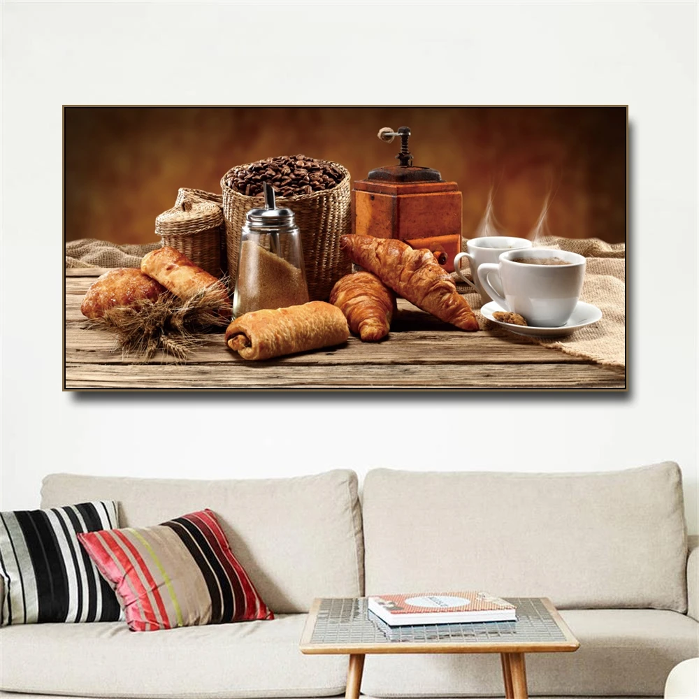 Food Still Life Kitchen Canvas Painting& Calligraphy Poster Print Living Room House Wall Decor Art Home Decoration Picture