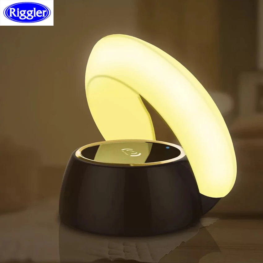 

LED Desk Night Lamp Wireless Charger 10W Fast Charging Stand Dock for iphone 8 Plus X XS Max Samsung S9 S8 Note 8 Qi enabled