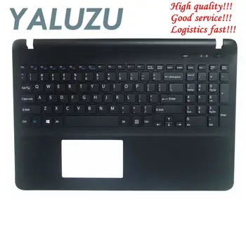 

YALUZU New US Black keyboard for Sony Fit15 SVF152 SVF153 SVF15E black palmrest Keyboard bezel Upper cover case