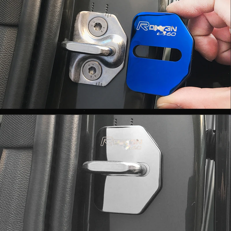 Автомобильные аксессуары для укладки 4 шт. для Volvo XC60- Нержавеющая сталь для защиты дверей покрытие двери фиксатор крышки отделка