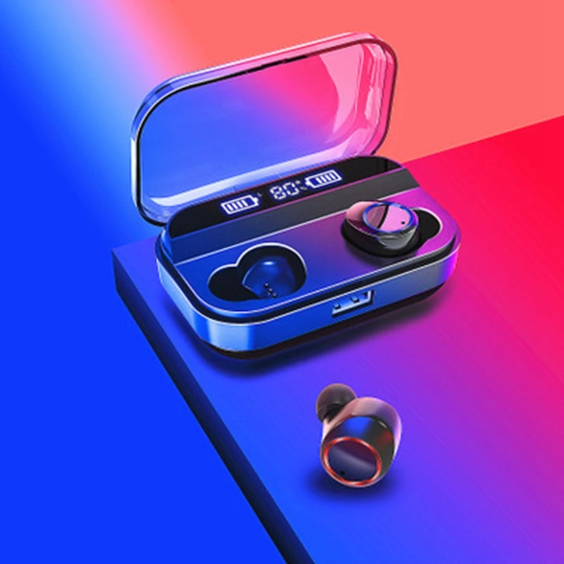 

High Fidelity Handsfree Sports Earbuds 3D Stereo for Apple IOS Android Bluetooth Earphones X11 TWS Wireless With Charging Box
