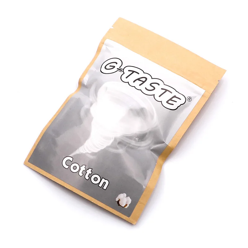 2 шт./лот G TASTE хлопок для DIY RDA RBA форсунки электронные сигареты пушистый толстый