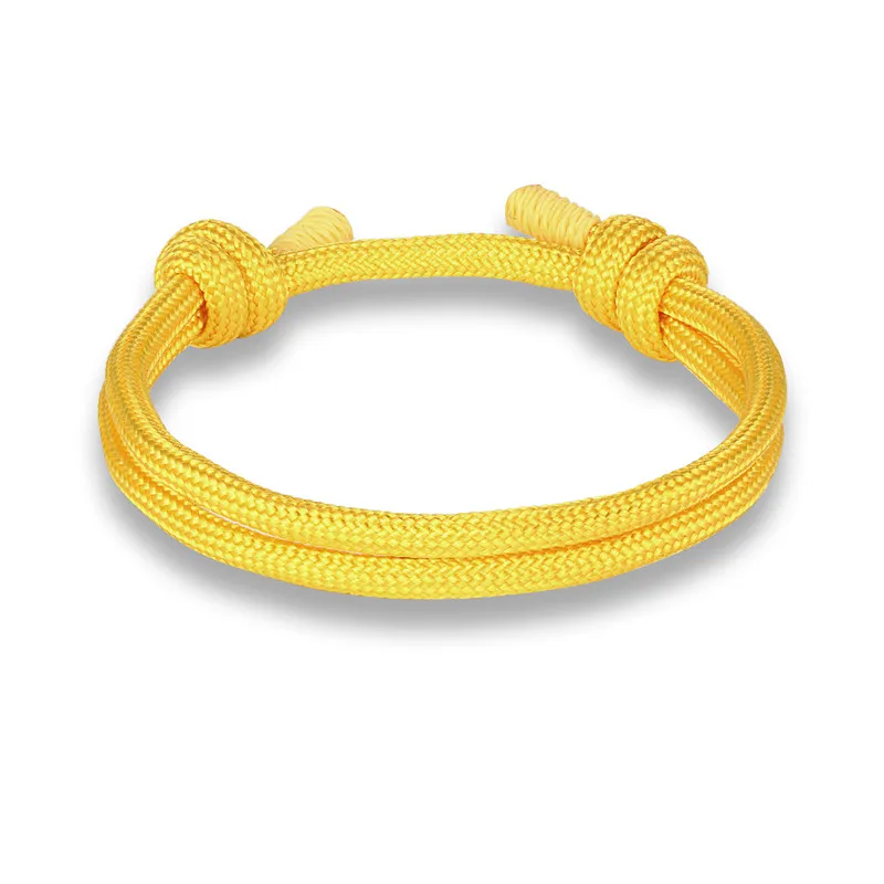 Bracelet jewelry men and women summer anklet sports rope survival bracelet braided colorful lover lucky wrap