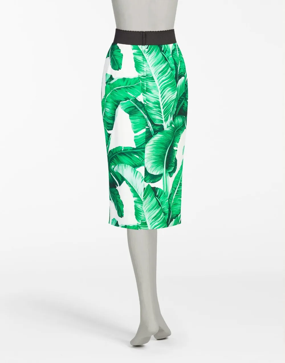 Cute Retro RUFFLE Fifties Basic PENCIL SKIRT Grün Rockabilly Rock