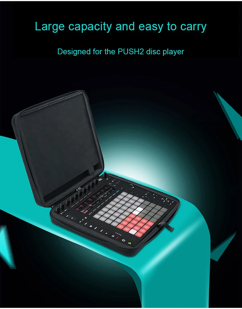 BUBM портативный барсетка чехол для Ableton Push 2 диск контроллер инструмента, Professional DJ оборудование сумка