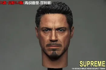 

1/6 Iron Man Toni Donny Head Sculpture of American Captain Iron Man Figure