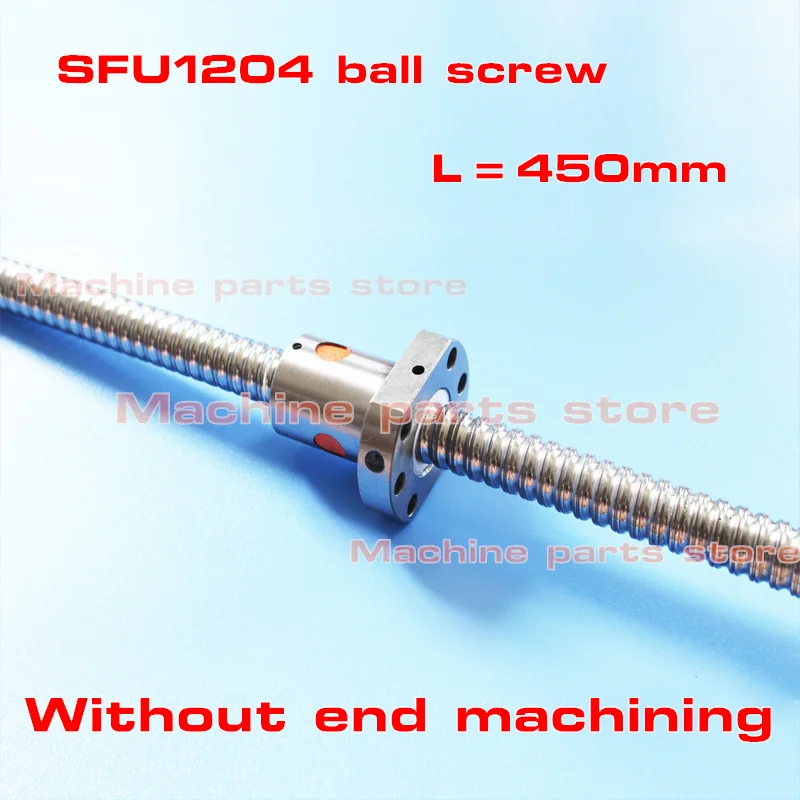 

CNC C7 rolled SFU1204 ball screw 450mm + RM1204 ball nut