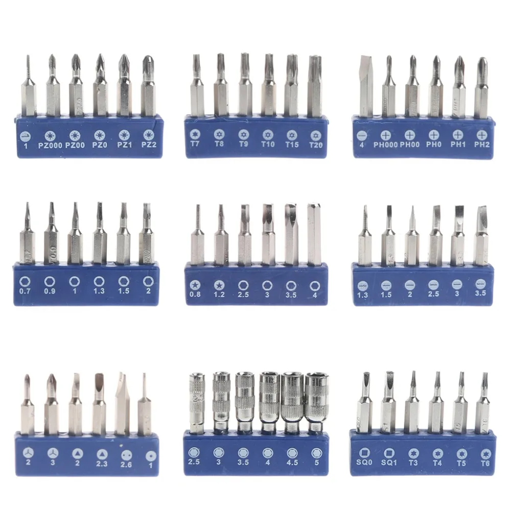 54 бит Драйвер Набор прецизионных отверток набор ручных ремонтных инструментов для телефона iPad PC