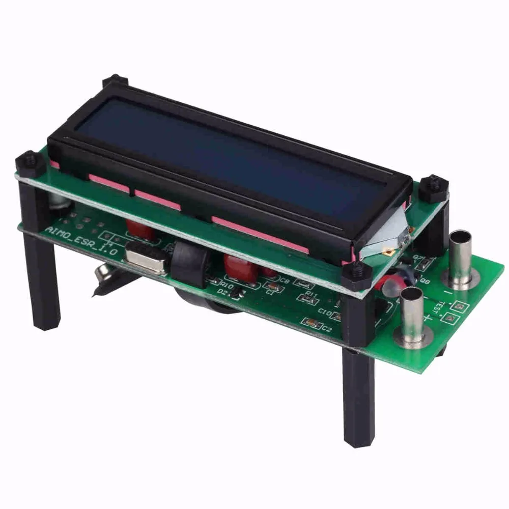 Probador de inductancia Autorange ESR01 medidor de prueba de componentes SMD resistencia a la capacitancia 20000 cuentas USB con luz trasera Probador de inductancia Autorange ESR01 medidor de prueba de componentes SMD resistencia a la capacitancia 20000 cuentas USB con luz trasera