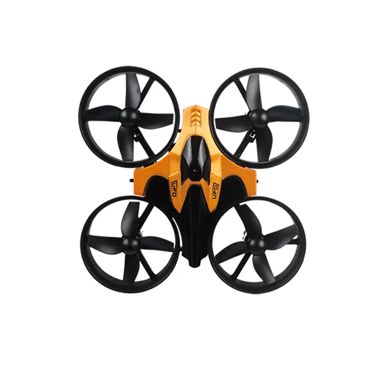Мини-Дрон Квадрокоптер с дистанционным управлением Электрический Дрон Профессиональный Вертолет НЛО маленький подарок детские игрушки - Цвет: BN301 orange