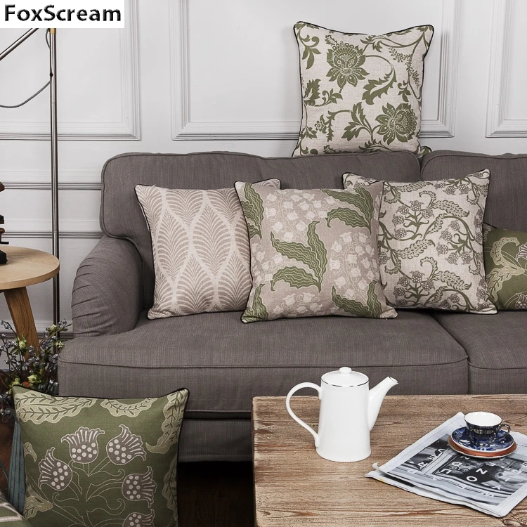 vintage decorative throw pillows cover green gray cushions home decor seat chair couch cushion cover pillowcase - Decorative Couch Pillows vintage decorative throw pillows cover green gray cushions home decor seat chair couch cushion cover pillowcase - Decorative Couch Pillows