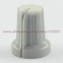 PHISCALE 20 шт Белый Потенциометр ручка С нескользящими полосами 15x17x6/15*17*6 мм