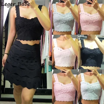 

Womens Clothing 2019 Fashion Summer Sexy Tops Square Neck Night Out Short Spaghetti Strap Bandage White Crop Top Party Tank Top